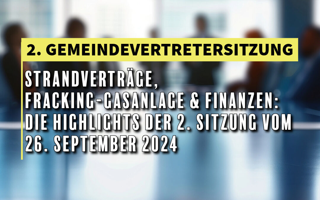 Gemeindevertretersitzung vom 26. September 2024