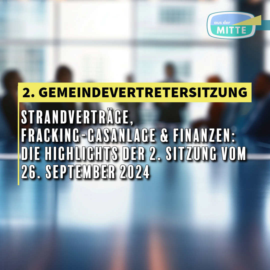 2. Sitzung der Gemeindevertretung
