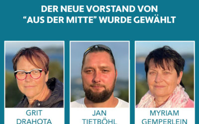 Der neue Vorstandes von „aus der MITTE“