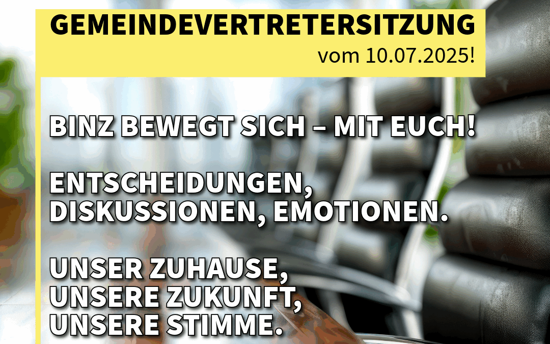Rückblick auf die Gemeindevertretersitzung vom 10.07.2025