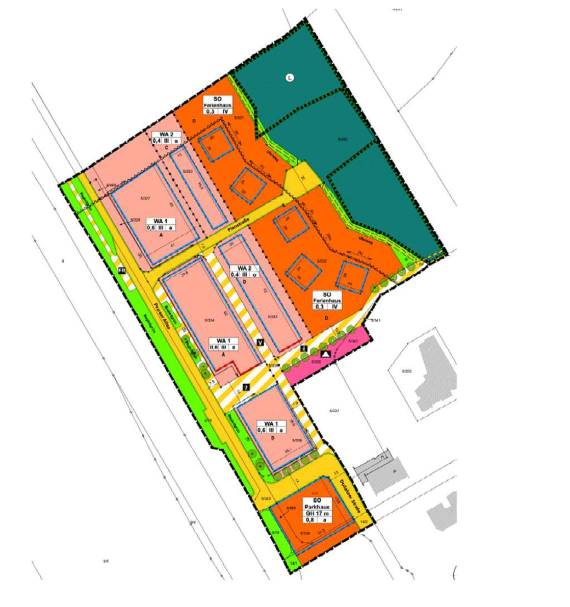 BP-Plan-MZO Bebauungsplan MZO Gelände