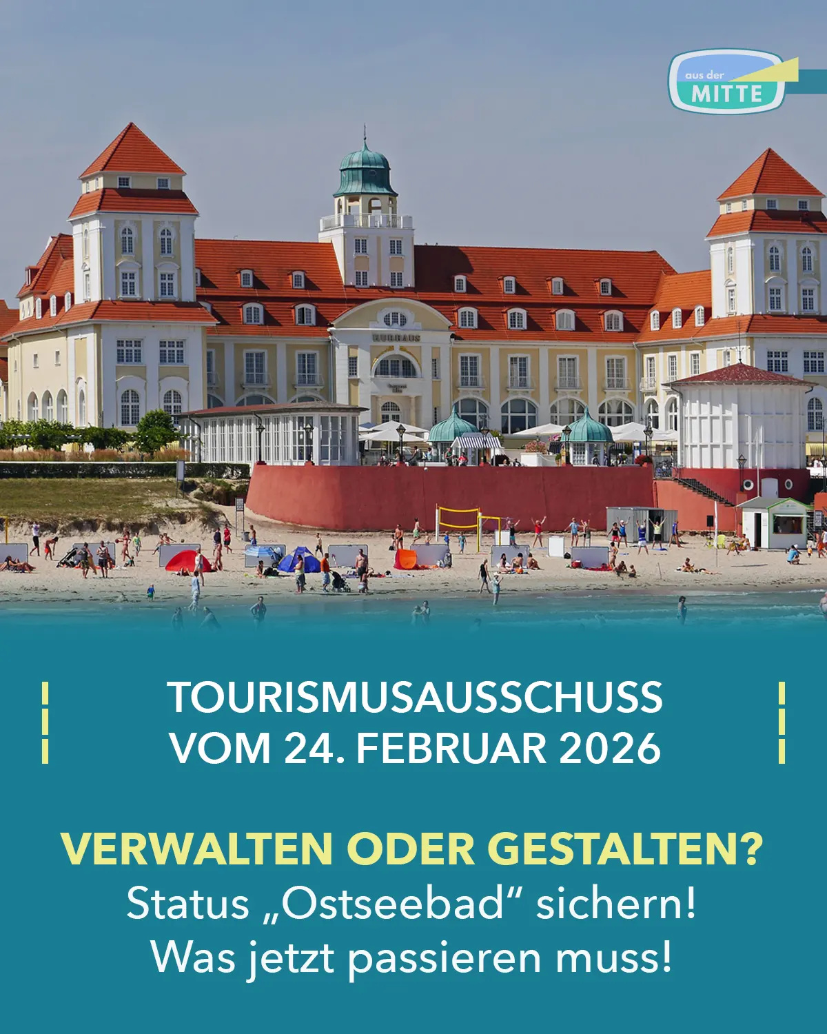Sitzung des Tourismusausschusses im Haus des Gastes im Ostseebad Binz – Analyse und Ausblick.