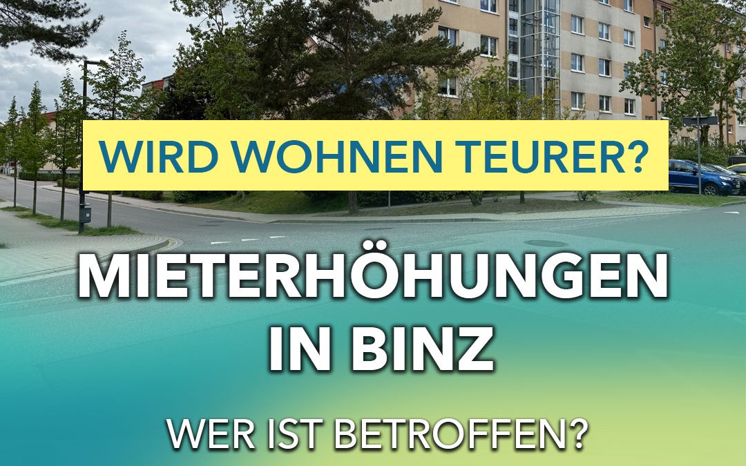 Wohngebäude mit Text Wird Wohnen teurer? Mieterhöhungen in Binz – wer ist betroffen?