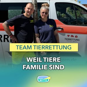 Team Tierrettung Vorpommern/Rügen beim Wohlfühltag in Stralsund