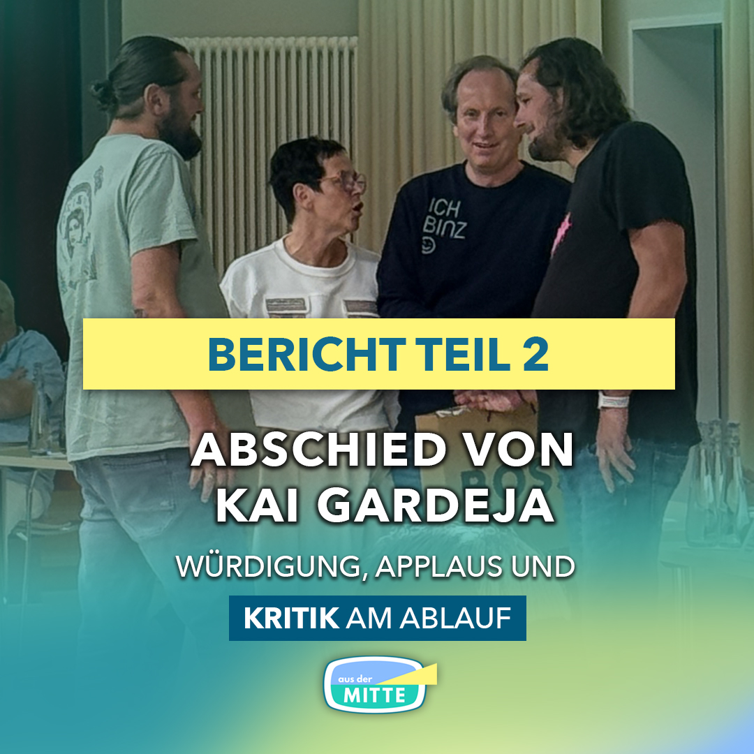 Beitragsbild zum Abschied von Tourismusdirektor Kai Gardeja in der Gemeindevertretersitzung Binz mit dem Hinweis „Bericht Teil 2“.